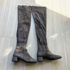 jeffrey campbell ann marie over the knee boots grey